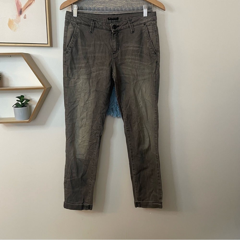 Sisley Washed Grey Jeans size 27 - Picture 1 of 10